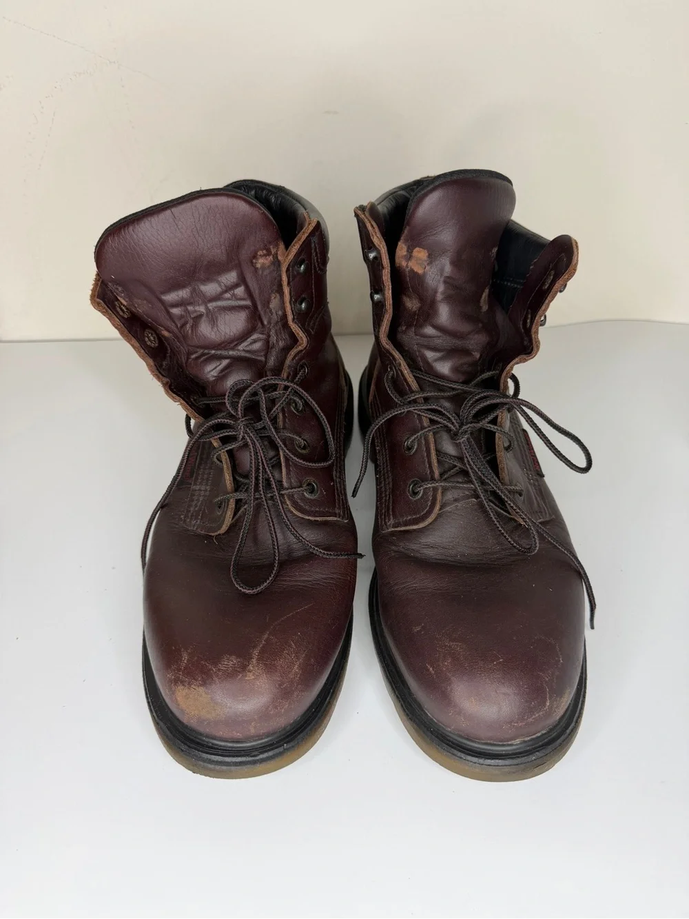 Red Wing Mens Size 11.5D Model 606 Soft Toe Brown Work Boot Oil Slip Resistant